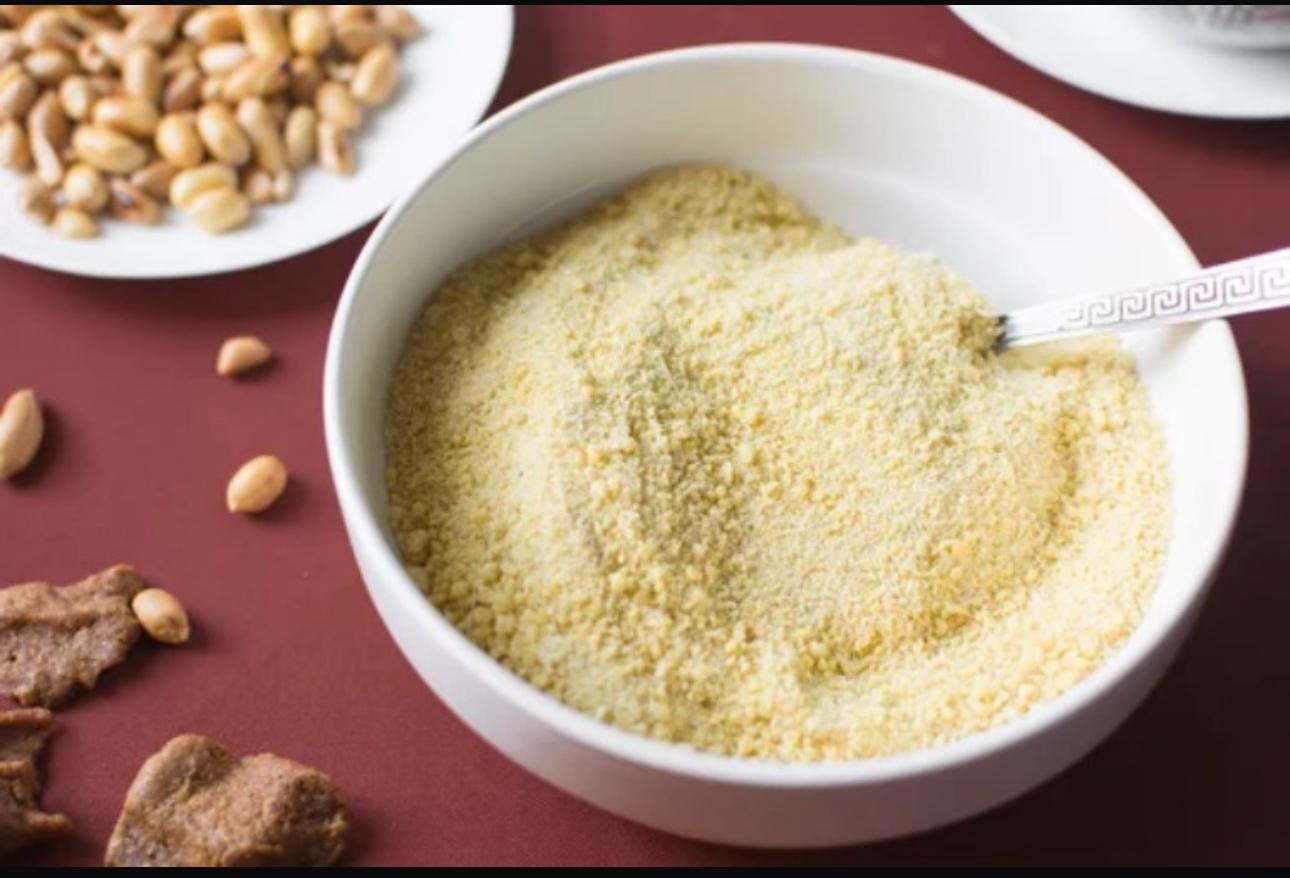 With Garri (Cassava Flakes)